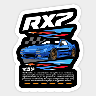 Classic RX7 1989 JDM Car Sticker